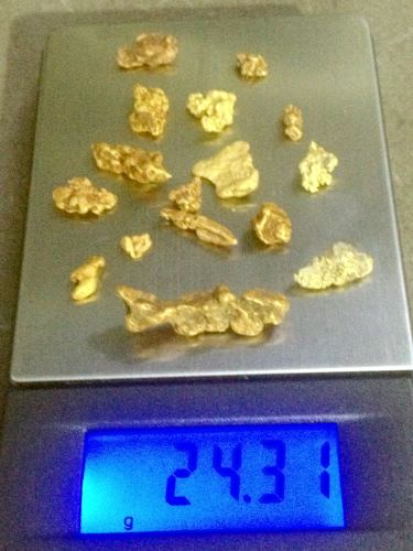 25 grams of Gold Nuggets