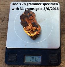 78 Gram Speci gold - Click to enlarge