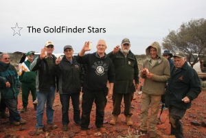 Goldfinders at practical seminar day at the Metal Detecting Seminars in  Cue WA