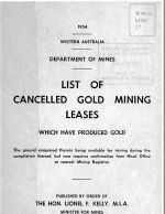 Cancelled Gold Mining Leases