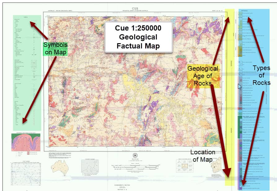 Geological Maps - Explained and How to Find Gold Using Free Maps