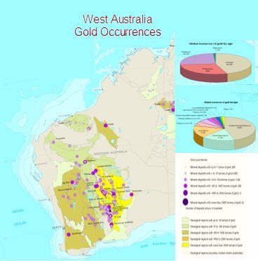 Gold Mines and Gold Occurrences in WA