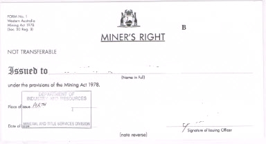 Metal Detecting Permit