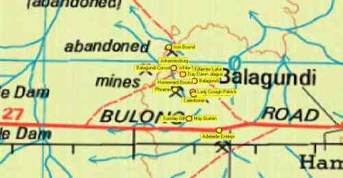 Topo Map showing GPS Waypoints