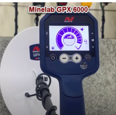 Minelab 6000 screen