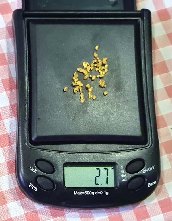 Minelab GPX6000 - Small Gold Nuggets Detected