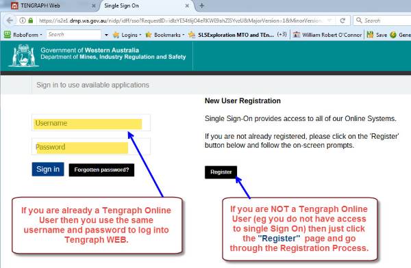 Tengraph Web Login